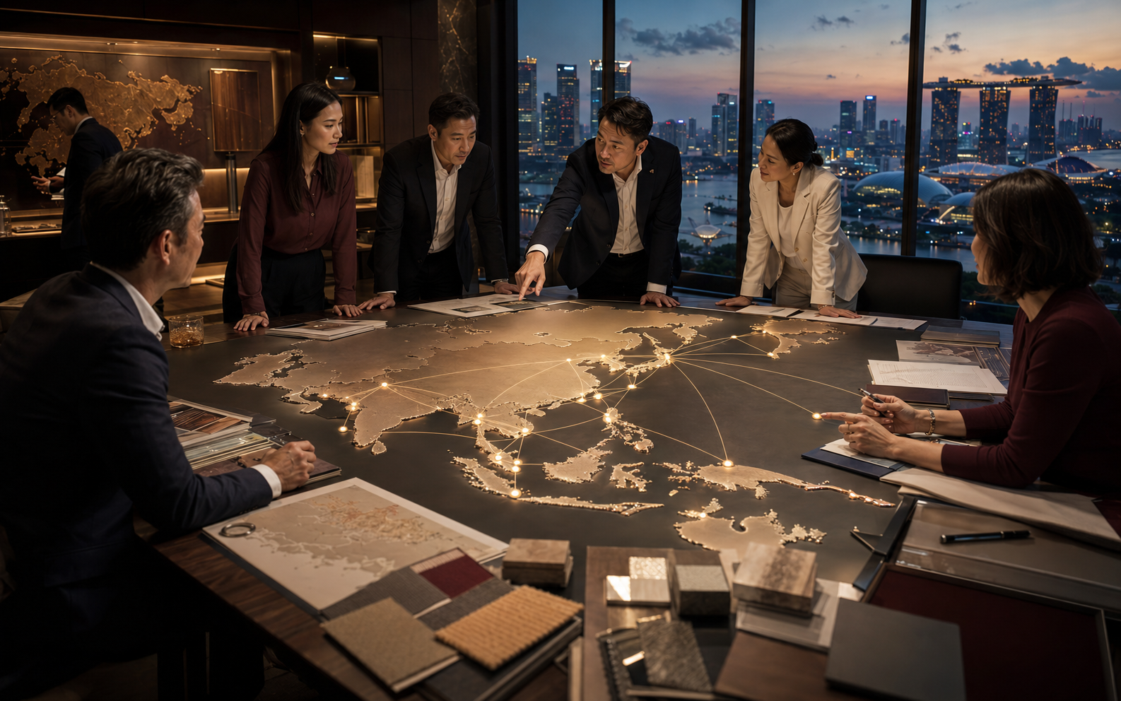 Asia market entry and execution network